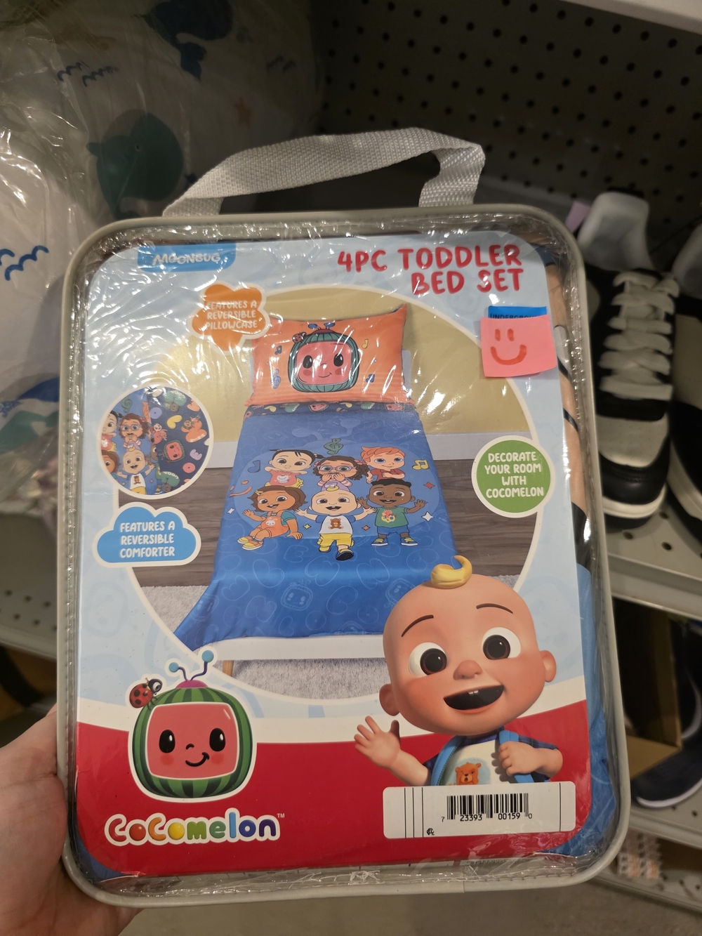 4PC Toddler Bed Set in Blue